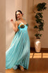 Sea-Retro Maxi Dress